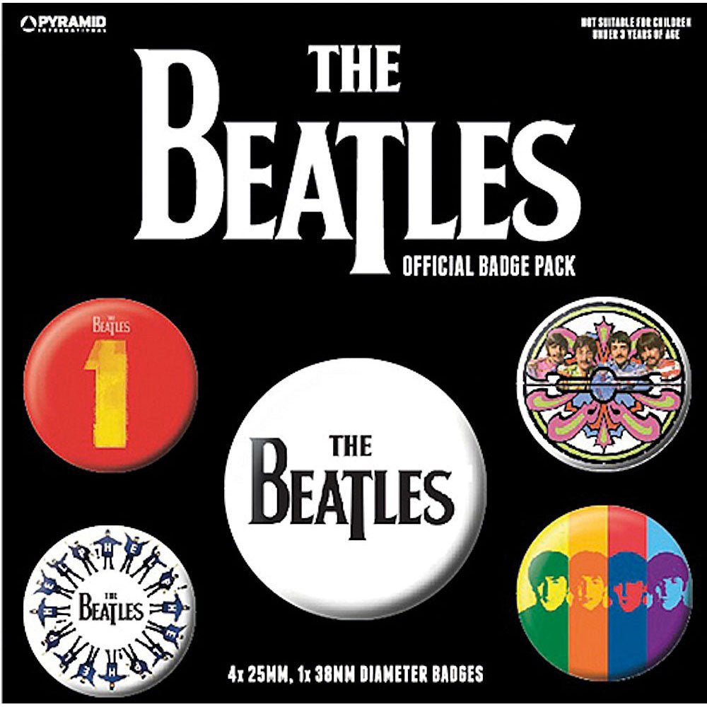 THE BEATLES ビートルズ (結成 65周年 ) - The Beatles 1 5個セット / バッジ - PGS